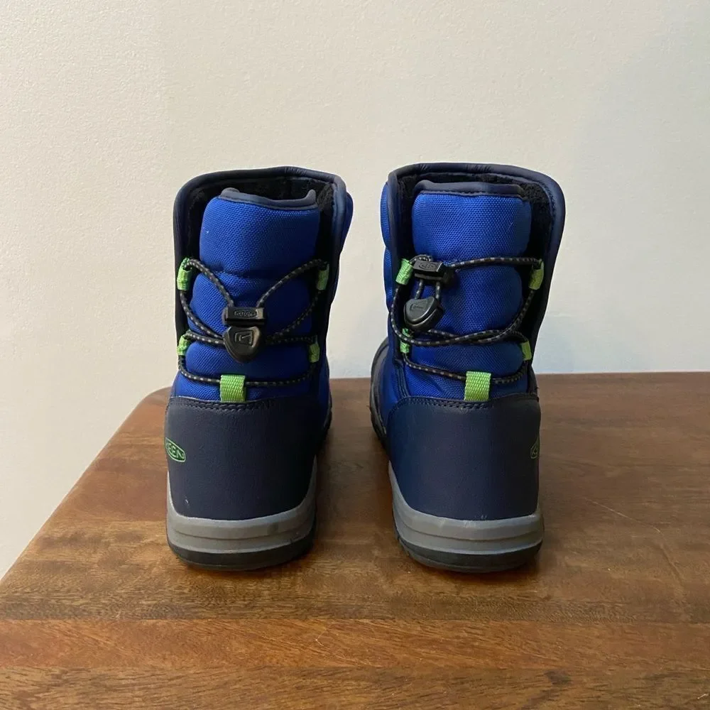 Keen Kids Blue and Black Snow Boots